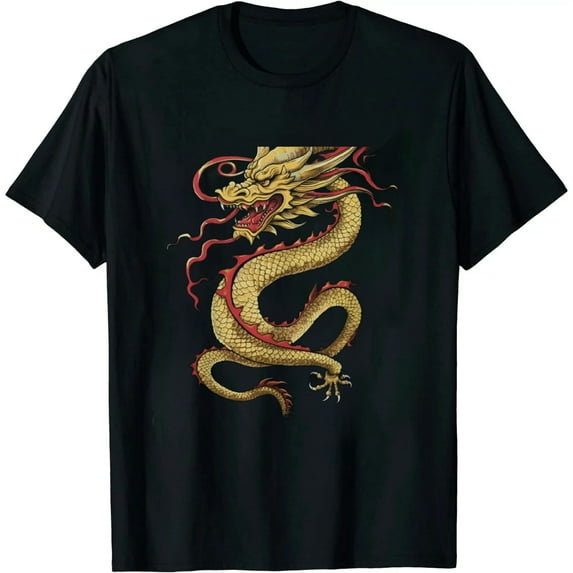 COMIO Mechanical Steampunk Gear Dragon T-Shirt
