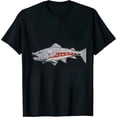 thumbnail image 1 of COMIO Men's Crusher Graphic T-Shirt American Flag Fish, 1 of 3