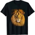 thumbnail image 1 of COMIO Mens Animal Lion 3D Printed T-Shirt Casual Short Sleeve Tee Shirt,Multicolor1,XL, 1 of 3