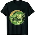 thumbnail image 1 of COMIO Mens Fishing-Shirt My Fishing Buddy Calls Me Dad Bass Fish Funny T-Shirt, 1 of 3