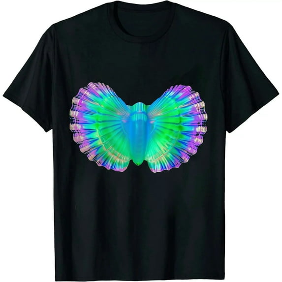 COMIO Mermaid Sea Shell Bra Costume Mermaids Mom Women T-Shirt