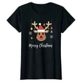 thumbnail image 1 of COMIO Merry Christmas Reindeer Xmas Family Men Women T-Shirt, 1 of 3