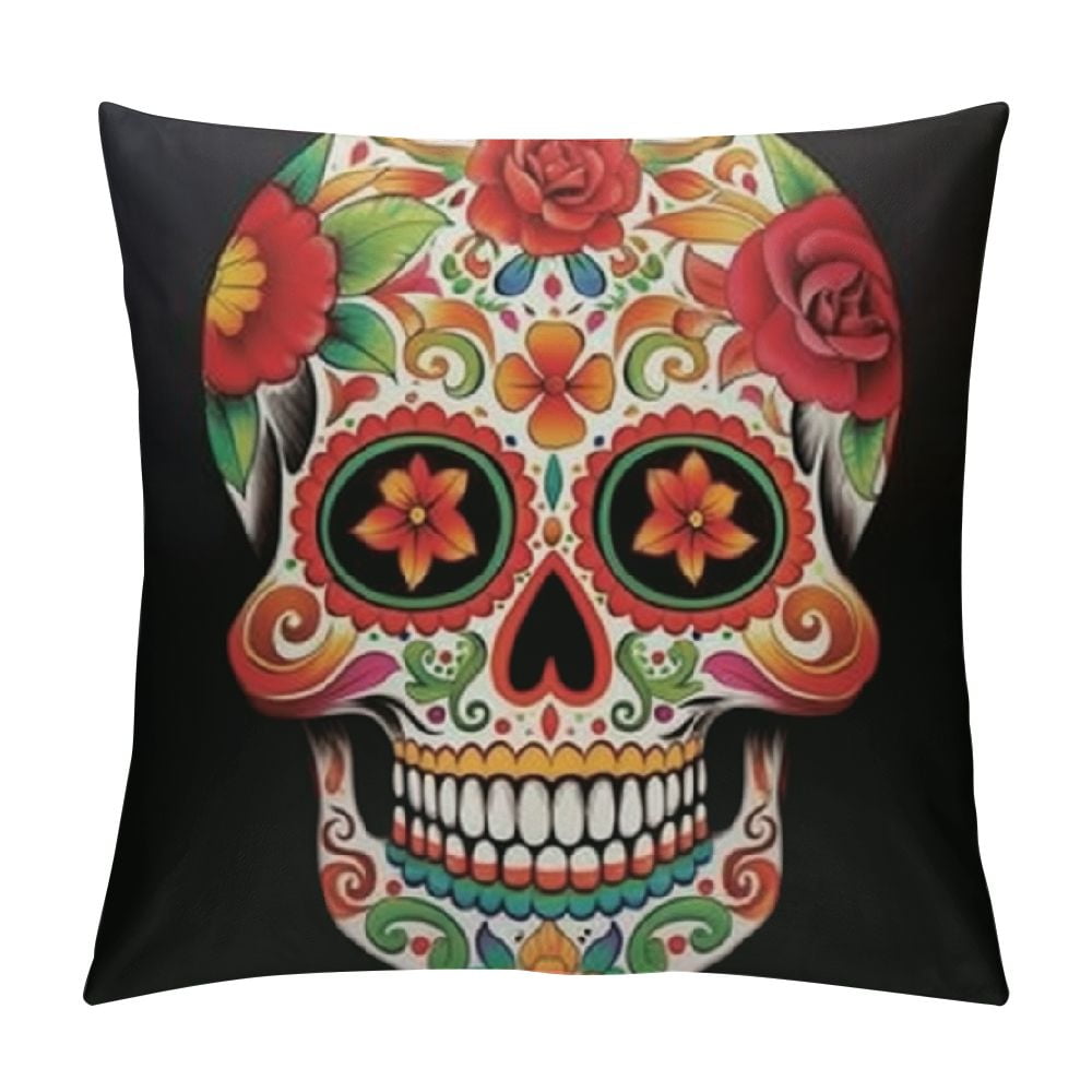 COMIO Mexican Flag Empire Mexico Pride Throw Pillows Covers Bed and