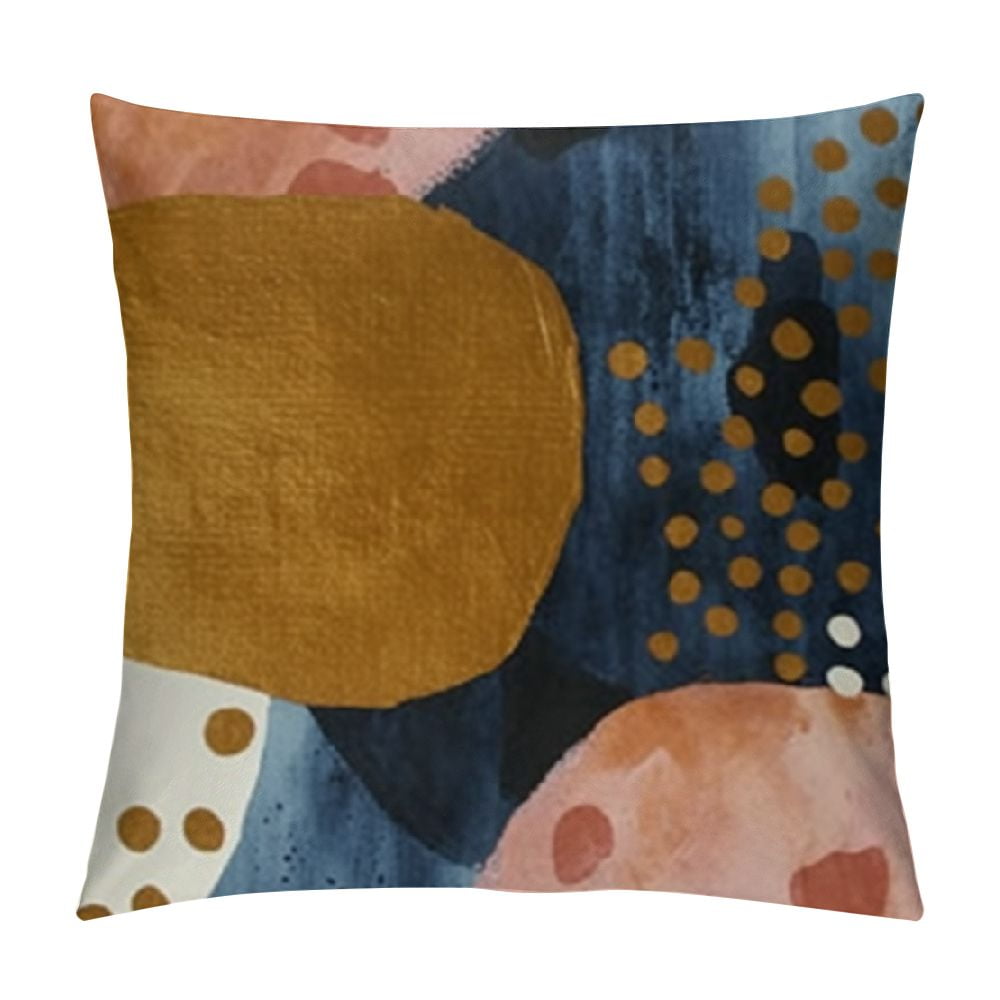 COMIO Mid Century Modern Boho Abstract Throw Pillow Covers Aesthetic