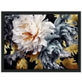 thumbnail image 1 of COMIO  Modern Dos Gardenias, Canvas Wall Art, Living Room, White, 1 of 4