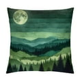 thumbnail image 1 of COMIO Modern Geometry Mountain Forest Camping Throw Pillow Case Cushion Cover Home Sofa Decorative, 1 of 5