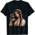 thumbnail image 1 of COMIO Monkey T-Shirt THIS GIRL LOVES MONKEYS Cute Kids Mom Gift T-Shirt, 1 of 3