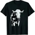 thumbnail image 1 of COMIO Moo! Cute Funny Cow Print Ghost Halloween Tee T-Shirt, 1 of 3