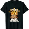 thumbnail image 1 of COMIO Mushroom King | Boys Mushroom Lover Tshirt | Mens Mushroom T-Shirt, 1 of 3
