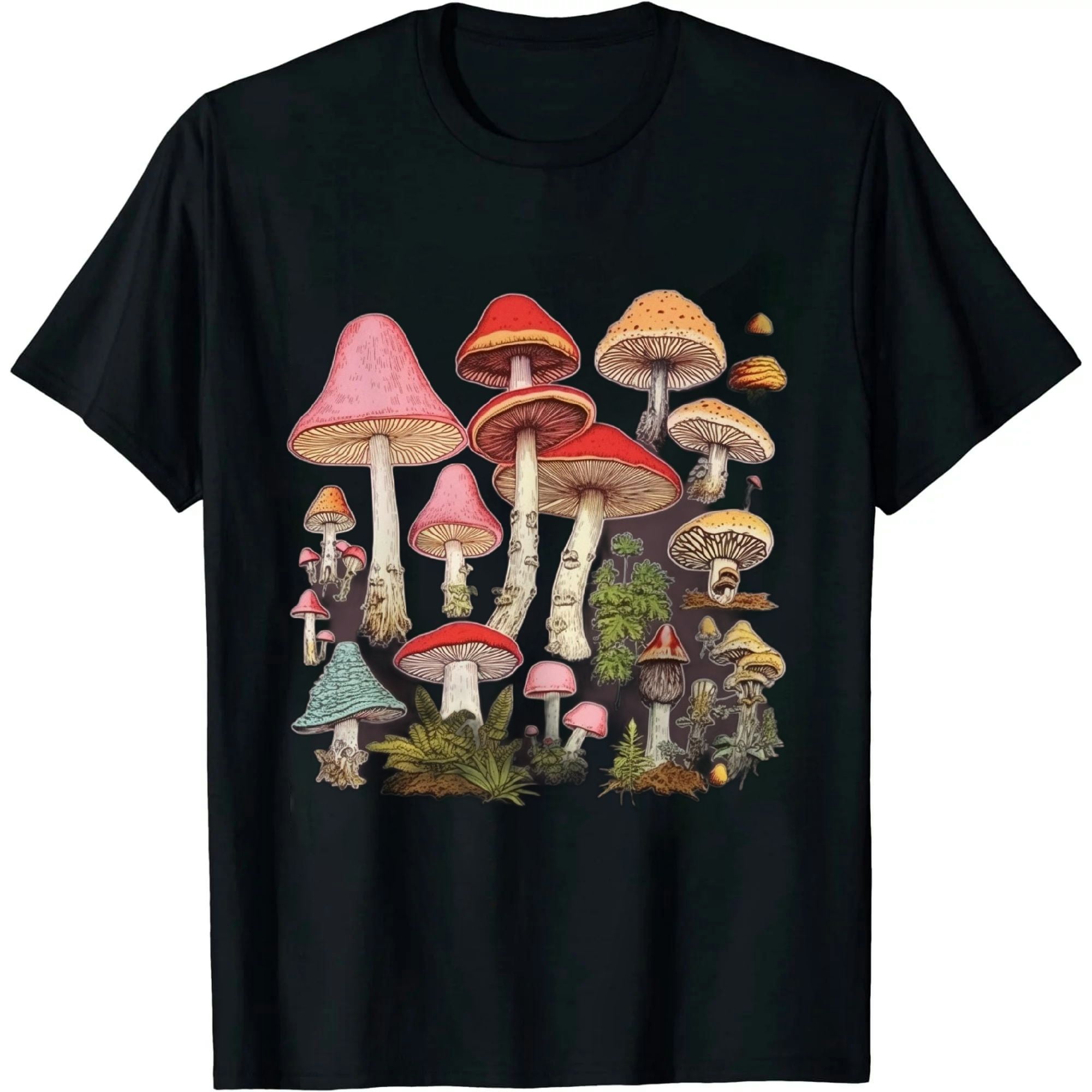 COMIO Mushroom Shirt for Women Funny Plant T Shirt Nature Lovers Cute ...