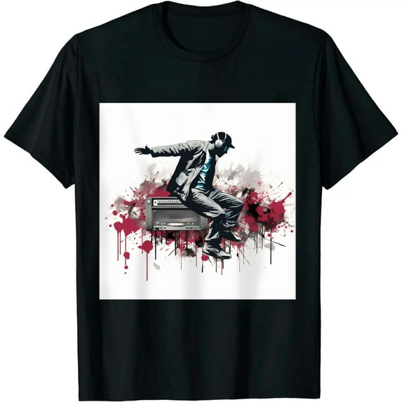 COMIO Music Television Wild Flower Mushrooms Logo T-Shirt