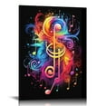 thumbnail image 1 of COMIO  - Music Wall Art Modern Musical Note Canvas Prints Beautiful Notes Beating on Staff Picture Decor Artwork for Party Home Living Room Bedroom, 1 of 4