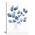 thumbnail image 1 of COMIO Navy Blue Botanical Wall Art, Minimalist Abstract Botanical Prints Watercolor Blue White Leaf Plant Wall Decor Canvas Painting,Floral Botanical Wall Decor for Bathroom, Bedroom, 1 of 5
