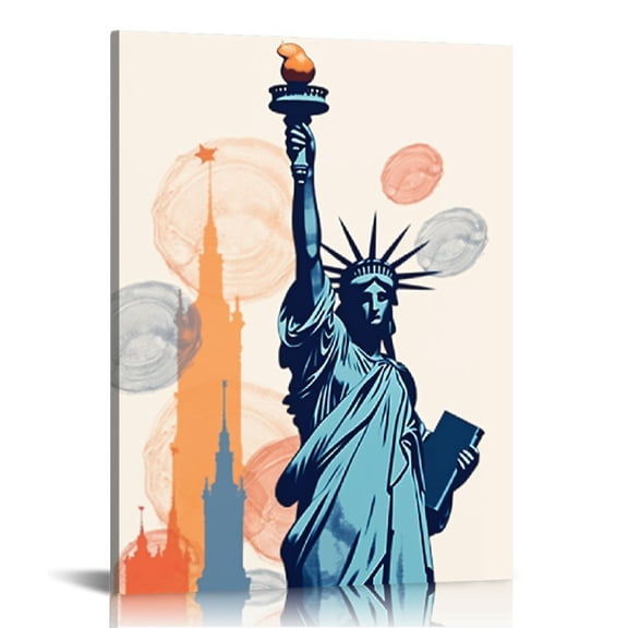 COMIO New York City Wall Art Minimalist Wall Art, Abstract Wall Art, Line Art Wall Decor, New York City Canvas Wall Art, Geometric Wall Art, Modern Wall Art, NYC Wall Art, New York Wall Art16x20in