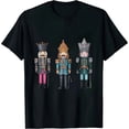 thumbnail image 1 of COMIO Nutcracker Squad Holiday Tree Women Men T-Shirt, 1 of 3