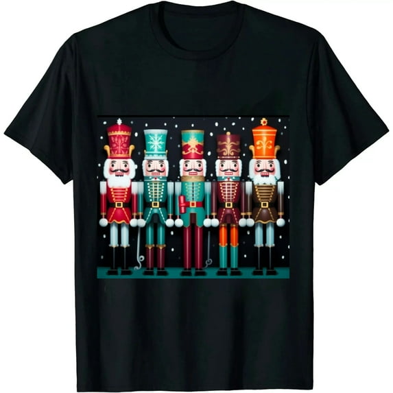 COMIO Nutcracker Squad Holiday Women Men Cute T-Shirt