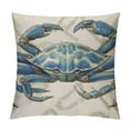 thumbnail image 1 of COMIO  Ocean Beach Theme Decorative Pillow Case Throw Pillow Covers Big Crab Sea Coastal Farmhouse Waist Oblong Rectangle Throw Pillowcase for Sofa Couch Bed Home, 1 of 5