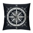 thumbnail image 1 of COMIO Ocean Theme Blue Pillow Covers ,with Compass Pattern Coastal Sailing Cushion Covers Nautical Beach Decorative Pillowcases for Sofa/Couch, 1 of 5
