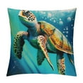 thumbnail image 1 of COMIO  Ocean Theme Sea Creature Beach Turtle Decorative Throw Pillow Case Cover, 1 of 5