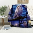 thumbnail image 1 of COMIO  Owl Gifts for Women,Owl Blanket,Owl Gifts for Owl Lovers,Owl Throw Blanket for Couch Sofa Bed Living Dorm Room Home Decor Just a Girl Who Loves Owls Blanket, 1 of 6