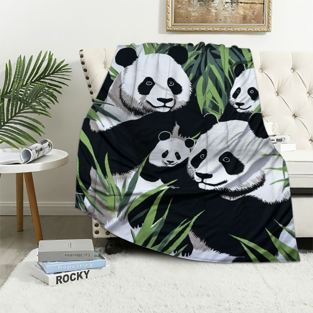 COMIO Panda Blanket Panda Blanket for Adults Panda Throw Blanket Panda ...