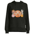 thumbnail image 1 of COMIO Peace Love Basketball Heart for Women Teens Tween Girls Pullover Hoodie, 1 of 4