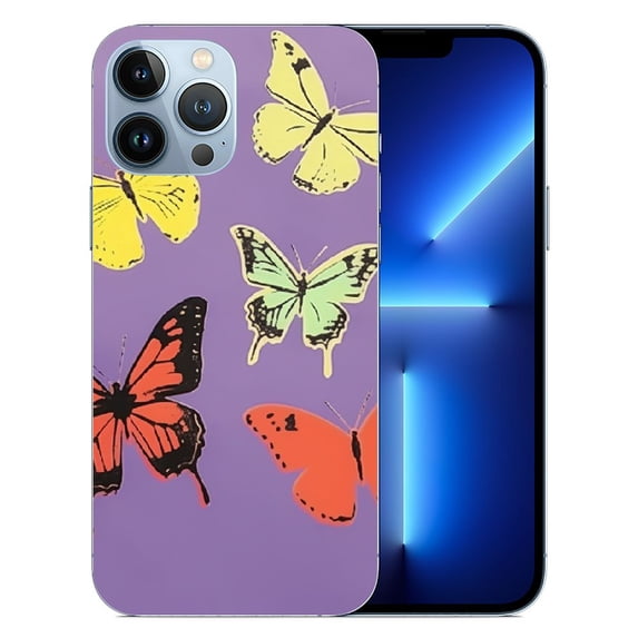 COMIO Phone Case for Apple iPhone 14 case 6.1", Glitter Bling Butterfly Design for Women Girls,Cover Funda for iPhone14