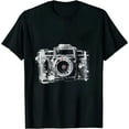 thumbnail image 1 of COMIO Photographer T-Shirt Camera Photography Retro Journalist Tee, 1 of 3