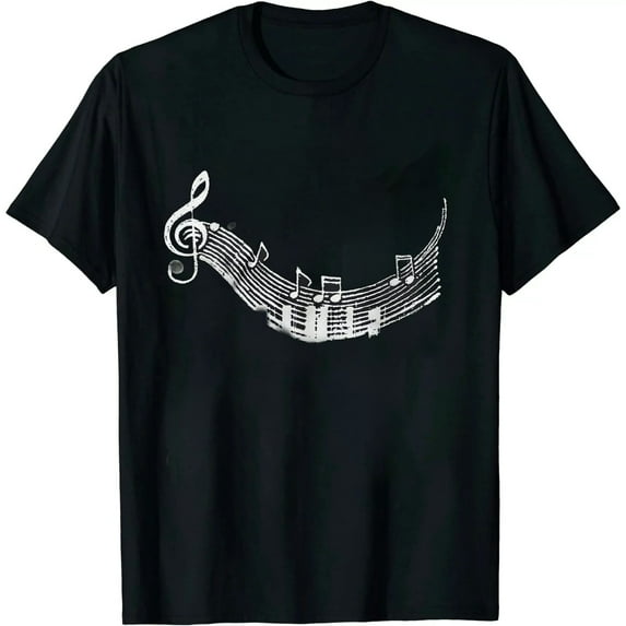 COMIO Pianist Music Notes Treble Clef Piano Player Keyboard Piano T-Shirt