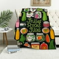 thumbnail image 1 of COMIO Pickles Collages Throw Blanket,Soft Fuzzy Flannel Throw Blanket Lightweight Warm Blanket for Adults and Kids Bed,Sofa,Car,Bed,Outdoors for Kid, 1 of 6