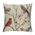 thumbnail image 1 of COMIO Pillow Case Bird Pattern Double Sided Decorative Cushion Cover for Sofa Bed Chair Car, 1 of 5
