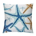 thumbnail image 1 of COMIO  Pillow Cover Blue Ocean Starfish Seamless Pattern,Decorative Pillowcase for Sofa/Couch/Bedroom/Living, 1 of 5