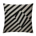 thumbnail image 1 of MLJA Pillow Cover Pattern Diagonal Lines Geometric Memphis Retro Trendy Textures Track Design Decorative Throw Pillow Case for Sofa Car Bding Decoration, 1 of 5