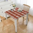 thumbnail image 1 of COMIO Pineapple Orange Square Tablecloth Great for Home Kitchen/Parties/Holiday Dinner White, 1 of 7