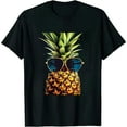 thumbnail image 1 of COMIO Pineapple Sunglasses Aloha Beaches Hawaii Hawaiian Women Men T-Shirt, 1 of 3