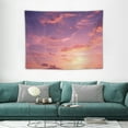 thumbnail image 1 of COMIO Pink Cloud Tapestry Pink and Blue Clouds Tapestries Wall Hanging Natural Landscape Wall Decor Tapestry for Bedroom Living Room Dorm Party, 40x30 Inch, 1 of 7