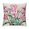 thumbnail image 1 of COMIO  Pink Pillow Covers Spring Summer Throw Pillows Covers for Sofa Couch, Farmhouse Decorations Indoor Outdoor, 1 of 5