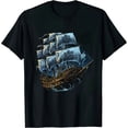 thumbnail image 1 of COMIO Pirate Ship Pirates Open Sea Carribean Adventure T-Shirt, 1 of 3