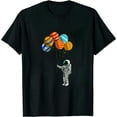 thumbnail image 1 of COMIO Planet Balloons Astronaut Planets Galaxy Space Outer T-Shirt, 1 of 3