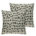 thumbnail image 1 of COMIO  Polka Dots Decorative Throw Pillow Cover Case,Brush Strokes Dots Outdoor Pillow Cases Square Standard Cushion Covers for Sofa Couch Bed Car 2pc, 1 of 6