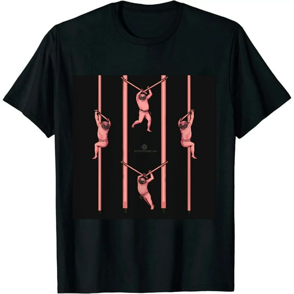 COMIO Pugs Pole Dancing Club Premium T-Shirt