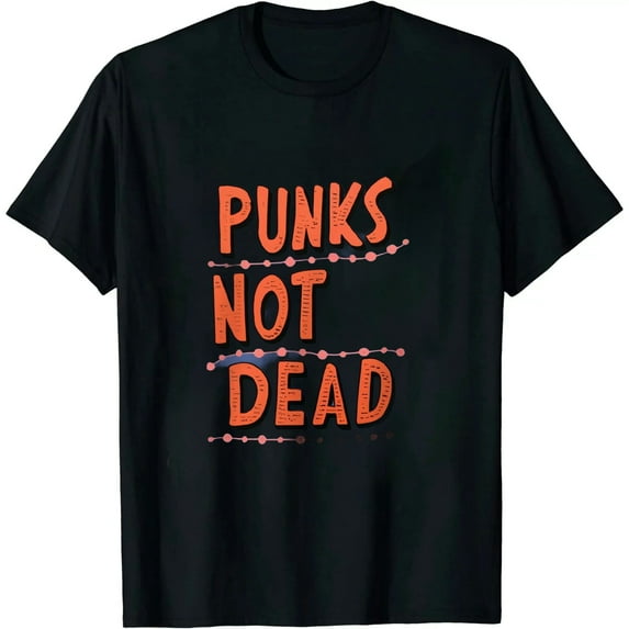 COMIO Punks Not Dead - Vintage Grunge - Punk Is Not Dead - Rock T-Shirt