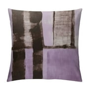 COMIO Purple and Brown Lavender Abstract Painting Throw Pillow Cover Decorative Square Cushion Case Spring Summer Fall Autumn Winter Halloween Christmas Home Decor Bed Accent