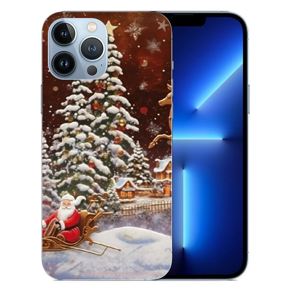 COMIO Quicksand Christmas Case for iPhone 15 6.1'', Liquid Floating Flowing Moving Bling Snowman Santa/Elk Tree Cute Shockproof Defender Soft Case for Apple iPhone 15 2023 (Gold)