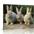 thumbnail image 1 of COMIO Rabbit Pictures Canvas Wall Art For Living room Prints Poster Printing、Bedroom、Office 、Decorations, 1 of 4