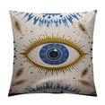thumbnail image 1 of QZHH  Rectangular Throw Pillow Cover,Evil Eye Pattern Cushion Case,Pillowcase for Abstract Beautiful Ornament Traditional Trendy Blue Sofa Couch Bedroom Living Room Home Decoration,12x20 Inch, 1 of 5
