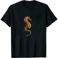 thumbnail image 1 of COMIO Retro 80s Vintage Style Seahorse T-Shirt, 1 of 3