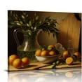 thumbnail image 1 of COMIO Retro Kitchen Fruit Wall Art Vintage Fruit Art Prints Fruit Wall Art Kitchen Wall Art Fruit Plant Wall Art Rustic Oranges Wall Art for Kitchen Living Room Restaurant Decor, 1 of 6