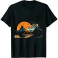 thumbnail image 1 of COMIO Retro Mountain Range Sunset T-Shirt, 1 of 3