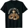 thumbnail image 1 of COMIO Retro Party Like It's 1665 plague doctor mask T-Shirt, 1 of 3